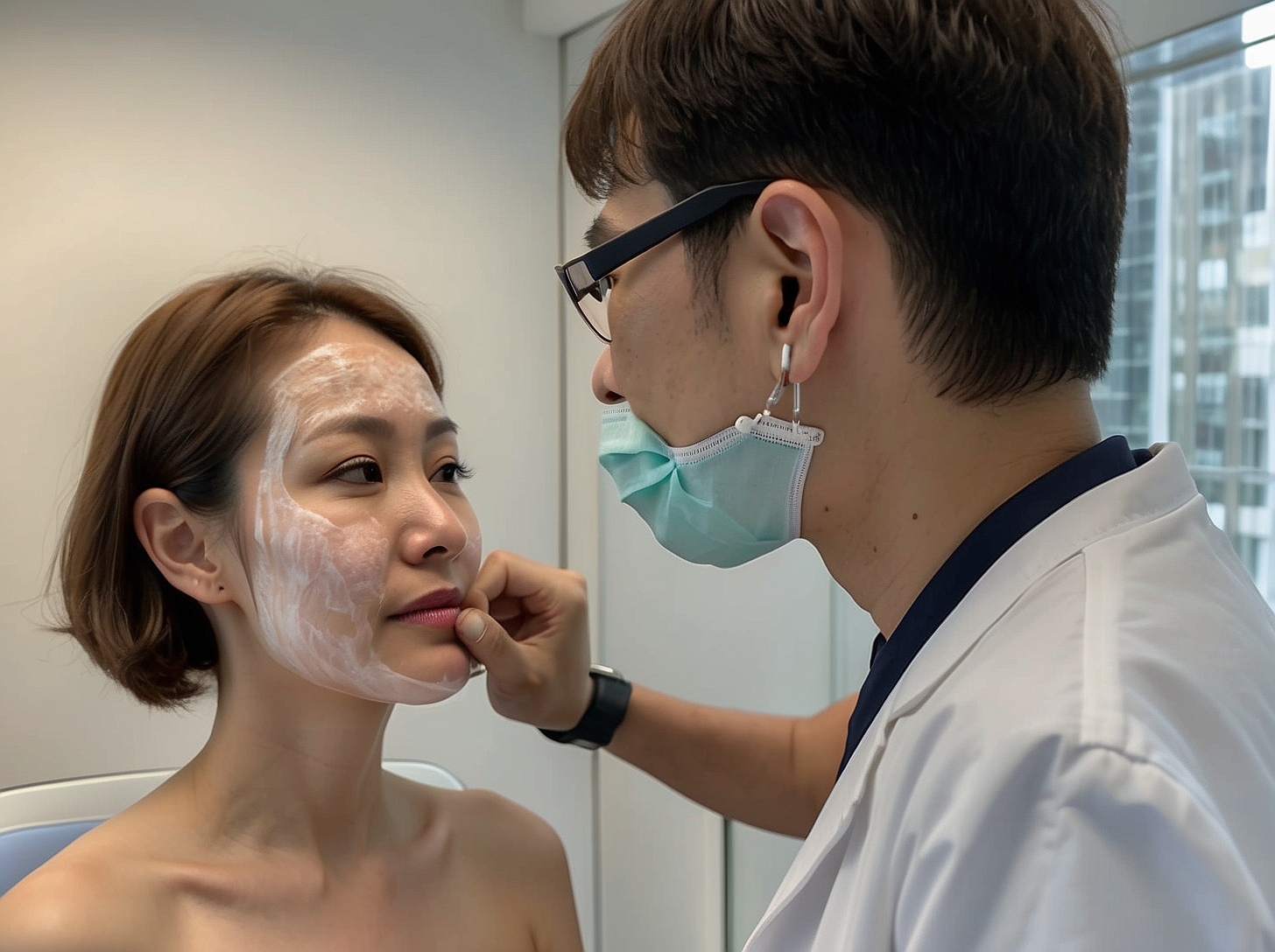 Acne treatment skin clinic Seoul foreigner dermatology Korea Gangnam
